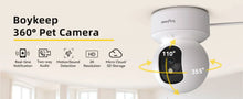 Load image into Gallery viewer, BoyKeep Smart Camera 2K Security Protection Wifi Surveillance 5G/2.4GHz Indoor Baby Night Vision 360° Pan & Tilt 2-Way Audio K30