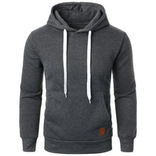Load image into Gallery viewer, Men’s Casual Lightweight Hoodie – Solid Color Drawstring Pullover Sweatshirt for Streetwear & Outdoor Style