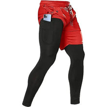 Load image into Gallery viewer, Men’s 2-in-1 Quick-Dry Training Pants – Athletic Joggers for Running, Gym & Fitness