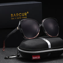 Load image into Gallery viewer, BARCUR Oversized Square Polarized Sunglasses for Women – Fashion Gradient Lens Summer Eyewear with UV400 Protection – Lightweight PC Comfortable Frame Trendy Street Style Shades for Summer Shopping Beach & Travel