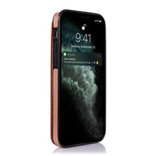 Load image into Gallery viewer, Wallet Stand Cover Flip Leather Case For iPhone 14 Pro Max 13 Pro Max 12 Pro Max 11 Pro Max Soft PU Leather Card Case With Kickstand Slim Double Magnetic Clasp Protective Cover