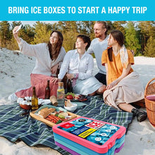 Load image into Gallery viewer, Slim Reusable Ice Packs for Lunch Box – Long-Lasting Freezer Cool Packs for Lunch Bags & Coolers (Set of 4)