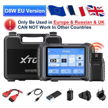 Load image into Gallery viewer, XTOOL D8W Bluetooth Diagnostic Tool Automotive Scanner ECU Coding Key Programming Topology Map 38 Reset Service CANFD DOIP