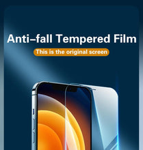 Load image into Gallery viewer, 4Pcs Full Cover Protection Glass On the For iPhone 13 12 11 14 Pro Screen Protector For iPhone 6s 7 8 Plus 5s 14 XR XS MAX Glass Case-Friendly Transparent Tempered Glass Screen Protector