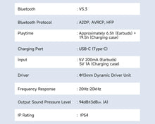 Load image into Gallery viewer, Edifier X2s Wireless Earbuds Bluetooth V5.3 Earphones X2 Upgraded 26hours Playback time Deep Bass Lightweight IP54 Waterproof