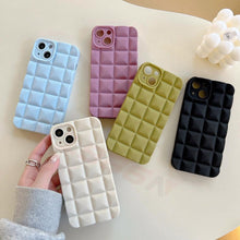 Load image into Gallery viewer, Unique Phone Case For iPhone 14 Pro 13 12 11 Pro Fashion 3D Soft Silicon Shockproof For iPhone 14 Case Bubble Case Cute Full Body Shape Soft Silicone Slim Cushioned Beautiful Elegant Case For Women