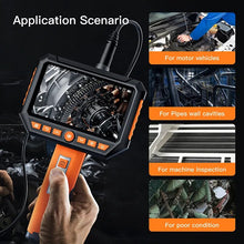 Load image into Gallery viewer, 1080P 8mm Triple & Dual Lens Handheld Endoscope Camera with 5 "IPS LCD WiFi Inspection Camera For Car Sewer Inspection With Case