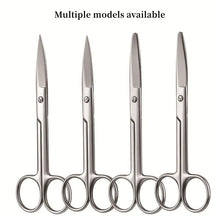 Load image into Gallery viewer, Stainless steel Surgical Straight Bend tip surgical instruments stitches tissue Scissors Medical Emergency Field Equip Shearing