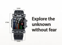 Load image into Gallery viewer, LED Watch Men Fashion Creative Crab Type Electronic Watch Luminous Binary Gift Business Style Cool Waterproof Multi Function