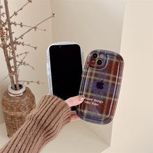 Load image into Gallery viewer, Cute Scottish Plaid Lattice Soft Case For Iphone 14 13 12 11 Pro Max X Xr Xs Max Lovely Dog Shockproof Protective Cover Checkered Plaid Soft Silicone Case