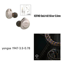 Load image into Gallery viewer, Kefine X ANGELEARS Delci AE 10mm DLC+PU Diaphragm Dynamic Driver IEMs Hi-Fi I n-ear Earphone with Two Tuning Style