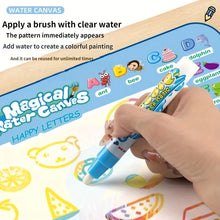 Load image into Gallery viewer, 100x80CM Magic Water Drawing Mat Coloring Doodle With Reusable Magic Pens Montessori Painting Board Educational Toys Kids Gifts