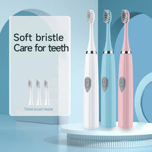 Load image into Gallery viewer, Electric Toothbrush for Adults Soft DuPont Bristle Portable Battery Endurance IPX6 Waterproof Intelligent Effective Oral Care