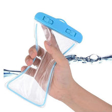 Load image into Gallery viewer, Universal Mobile Phone Transparent Waterproof Bag Three-Layer Sealed Beach Fishing Underwater Swimming Waterproof Case Mobile Phone Cover Water Proof Pouch Bag for iPhone