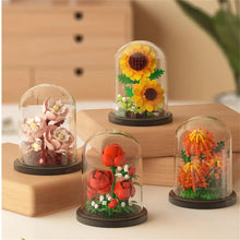 Load image into Gallery viewer, Eternal Flower Bouquet Bonsai Potted Plant Micro Building Blocks Model Home Decoration Puzzle Toys Kids Birthday Christmas Gifts