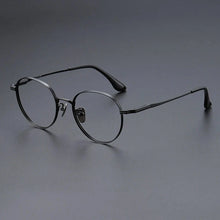 Load image into Gallery viewer, YIMARUILI Luxury Titanium Round Glasses β Retro Wide-Rimmed Frame