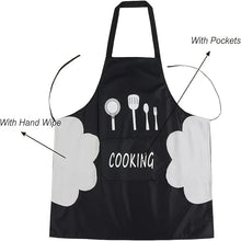 Load image into Gallery viewer, Unisex Adjustable Kitchen Apron – Solid Color PVC Cooking Apron with Pocket