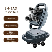Load image into Gallery viewer, High-Power 16 Head Percussion Massage Gun - 48kg Deep Tissue Relief for Athletes & Fitness Enthusiasts Body Massager
