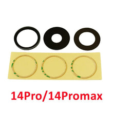 Load image into Gallery viewer, 10set Back Camera Glass Lens Rear Camera Glass Glue For iPhone 11 12 13 Pro Max 13 Mini 14 14P Replace Repair Spare Part Camera Lens Protector For iPhone