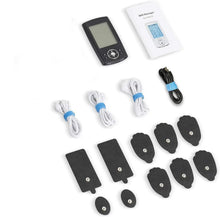 Load image into Gallery viewer, TENS Unit 24 Modes EMS Muscle Stimulator for Pain Relief Rechargeable TENS Machine Massage Physical therapy 10 electrode Pads