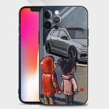 Load image into Gallery viewer, Boy Girl See Cool Sports Car Drift Case For iPhone 14 13 12 11 Pro Max Cover X XR XS Max 12Mini 13Mini 6 6S 7 8 Plus 5 5S Slim Back Cover Designer Matte Finish Hard Ultra Protective & Anti Shock
