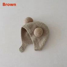 Load image into Gallery viewer, Cute Winter Kids Hats for Girls & Boys Soft Wool Fleece Ear Protection