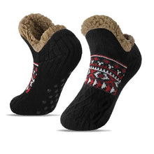 Load image into Gallery viewer, Thermal Mens Fluffy Slipper Socks Winter Warm Women Short Cotton Thickened Home Sleeping Soft Non Slip Grip Fuzzy Floor Socks