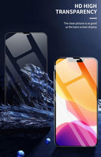 Load image into Gallery viewer, 9D Tempered Glass On The For iphone 13 12 Mini 11 14 Pro Max Screen Protector Protective Glass For iphone X XR XS MAX Glass Film Tempered Glass Protective Film HD Clear 9H Hardness Screen Protector