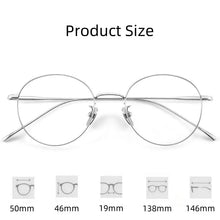Load image into Gallery viewer, FIRADA Vintage Round Eyeglasses β Titanium Luxury Frame for Men & Women