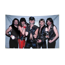 Load image into Gallery viewer, 3x5 Ft J-Judas P-Priest Heavy Rock Band Flag Polyester Digital Printing Banner for Bedroom Wall Art Out Door Tapestry Decoration