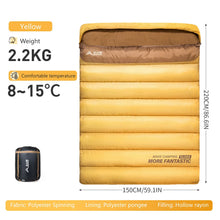 Load image into Gallery viewer, BSWOLF 2 Person Camping Sleeping Bag Four Seasons Portable Winter Sleeping Bag for Outdoor Camp Travel Hiking