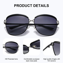 Load image into Gallery viewer, BARCUR Sunglasses Women’s Fashion Polarized Metal Frame Sunglasses UV400 Protection Multi-Color Options Trendy Square Sunglasses with Exquisite White Gift Box for Summer Parties Travel & Outdoor Events