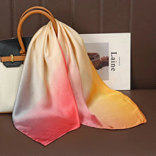 Load image into Gallery viewer, Luxury Satin Silk Square Scarf – Shawl, Hijab & Fashion Wrap 2023