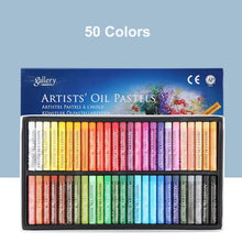 Load image into Gallery viewer, Artist Oil Pastel Set - 12/25/50 Colors, Non-Toxic Washable Crayons for Drawing & Painting
