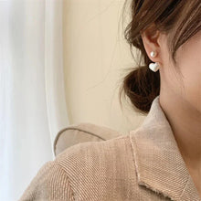 Load image into Gallery viewer, Love Heart Pearl Drop Earrings – Sweet Elegant Jewelry for Women