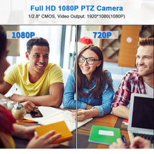 Load image into Gallery viewer, Runpu 1080P/60fps NDI Conference PTZ Video Camera 12/20/30x Zoom Ai Auto Tracking PTZ SDI Camera HDMI USB Outputs Support POE
