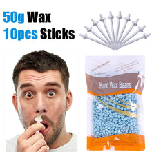 Load image into Gallery viewer, Portable Nose Waxing Kit for Men & Women - 50g-500g Hair Removal Nail Wax Cleaning Kit with Nose Clipper for Beauty Care