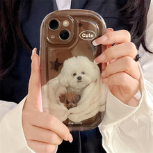 Load image into Gallery viewer, Cute Scottish Plaid Lattice Soft Case For Iphone 14 13 12 11 Pro Max X Xr Xs Max Lovely Dog Shockproof Protective Cover Checkered Plaid Soft Silicone Case