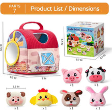 Load image into Gallery viewer, Soft Baby Beehive Toy with 5 Sensory Rattles for 6-12 Months