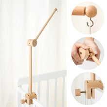 Load image into Gallery viewer, Wooden Baby Rattle Crib Mobile Holder for Newborns