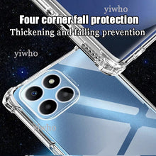 Load image into Gallery viewer, Luxury Crystal Clear Silicone Soft Case for Huawei Honor 70lite 80 Pro 60 70 Lite Shockproof Caso Mobile Phone Cases Covers