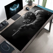 Load image into Gallery viewer, Tactical Soldier XXL Gaming Mouse Pad β Non-Slip Rubber Desk Mat with Stitched Edges & Lycra Surface for FPS Gamers