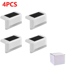 Load image into Gallery viewer, Warm White LED Solar Step Lamp β Waterproof Outdoor Garden & Stair Lights