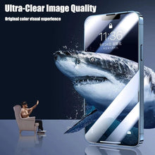 Load image into Gallery viewer, 4Pcs Full Cover Screen Protectors for IPhone 13 11 12 Pro Max Mini 13Pro 11Pro 14 PRO XS MAX X XR SE 6S 8 7 Plus Tempered Glass Ultra Clear Tempered Glass Case Friendly Easy to Install Screen Protector