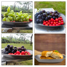 Load image into Gallery viewer, Tomshoo Titanium Plate Ultralight Metal Dish Outdoor Camping Pan Tableware Fish Fruit Snack Vegetable Dinner Plate Camp Supplies