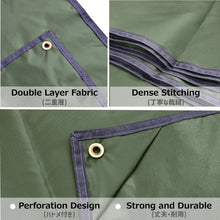 Load image into Gallery viewer, Waterproof Camping Tarp – Multi-Purpose Rain Fly, Ground Cloth & Sunshade for Outdoor Adventures