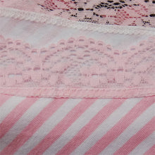 Load image into Gallery viewer, Women's Underwear Cotton Sexy Lace Panties Striped Briefs Everyday Lingerie Girls Ladies Knickers Size M L XL 5 Pcs/set