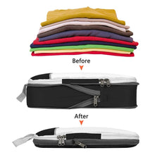 Load image into Gallery viewer, Travel Luggage Organizer Compression Packing Cubes for Carry on Luggage Large Capacity Suitcase Bags Set Waterproof Storage Bags
