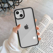 Load image into Gallery viewer, Unisex Cute Shockproof Silicone Bumper Phone Case For iPhone 14 11 12 13 Pro Max Colorful Transparent Protection Back Cover Silicone Protective Cover For iPhone