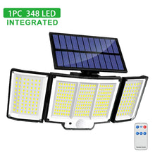 Load image into Gallery viewer, 234/318/348 LED Solar Motion Sensor Light – Super Bright Outdoor Floodlight with 3 Modes, IP65 Waterproof, Remote Control & Wide-Angle Illumination